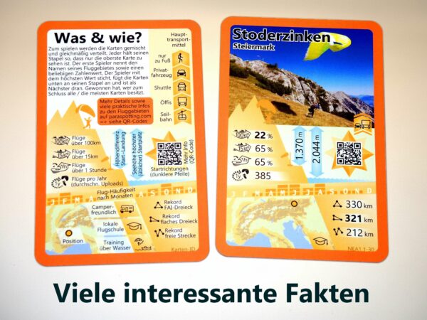 Set: Die beliebtesten Fluggebiete der Alpen - 2 Kartendecks